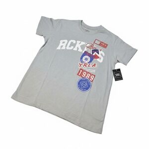 Young Reckless Mens Small Gray Graphic T Shirt YRLA 1989 Cotton